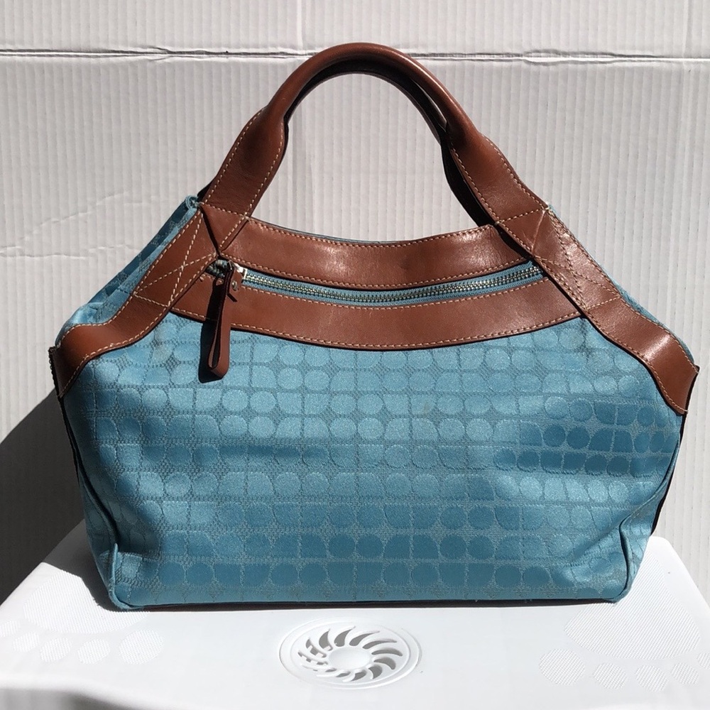 Kate Spade New York shoulde bag brown leather Straps & trim the Noel dot pattern - Picture 10 of 13